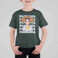 Panamanian Cultural Women T Shirt For Kid