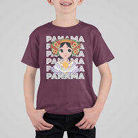 Panamanian Cultural Women T Shirt For Kid