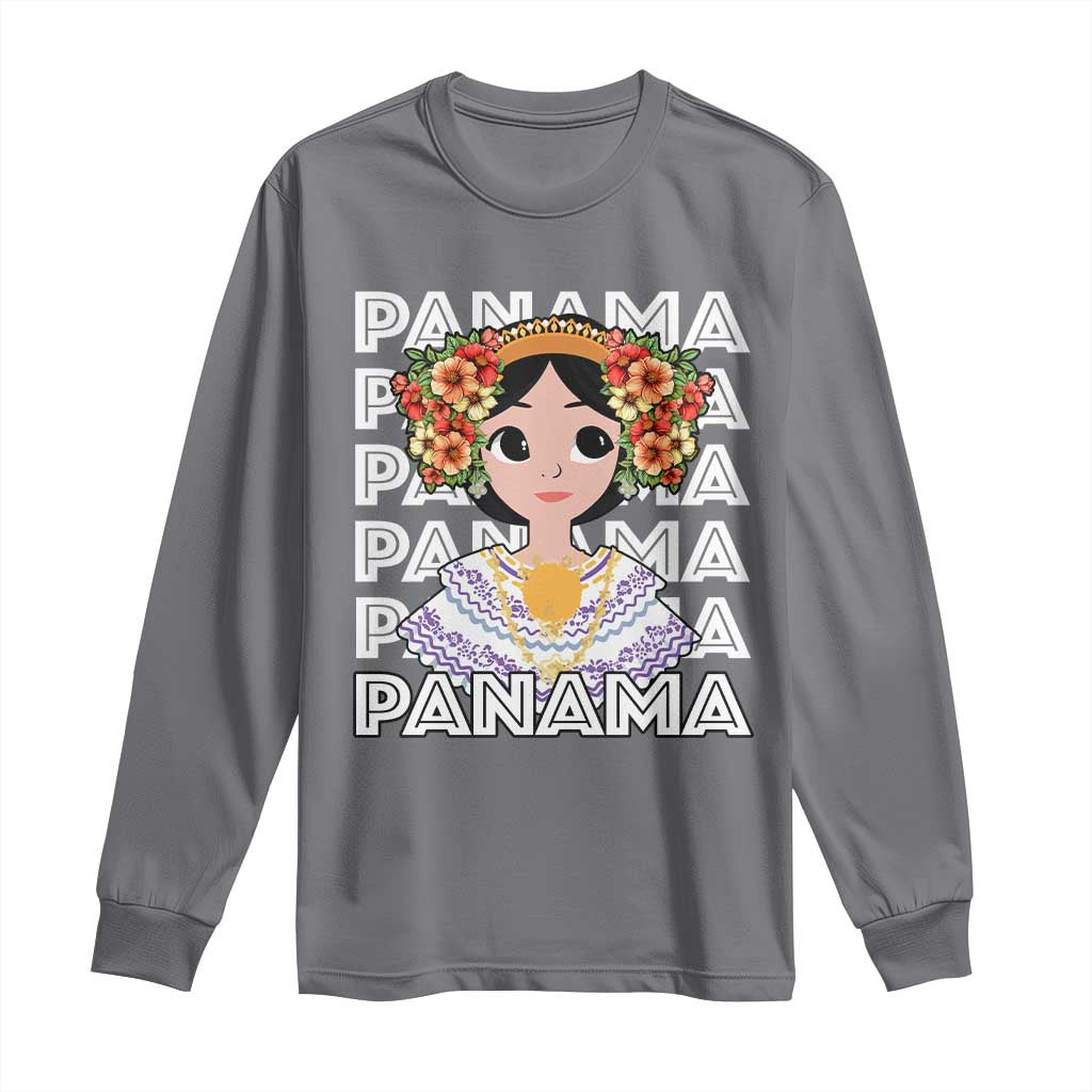 Panamanian Cultural Women Long Sleeve Shirt
