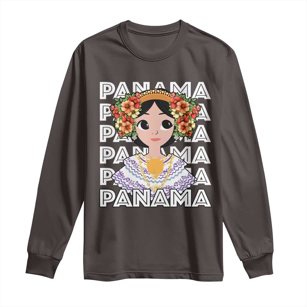 Panamanian Cultural Women Long Sleeve Shirt