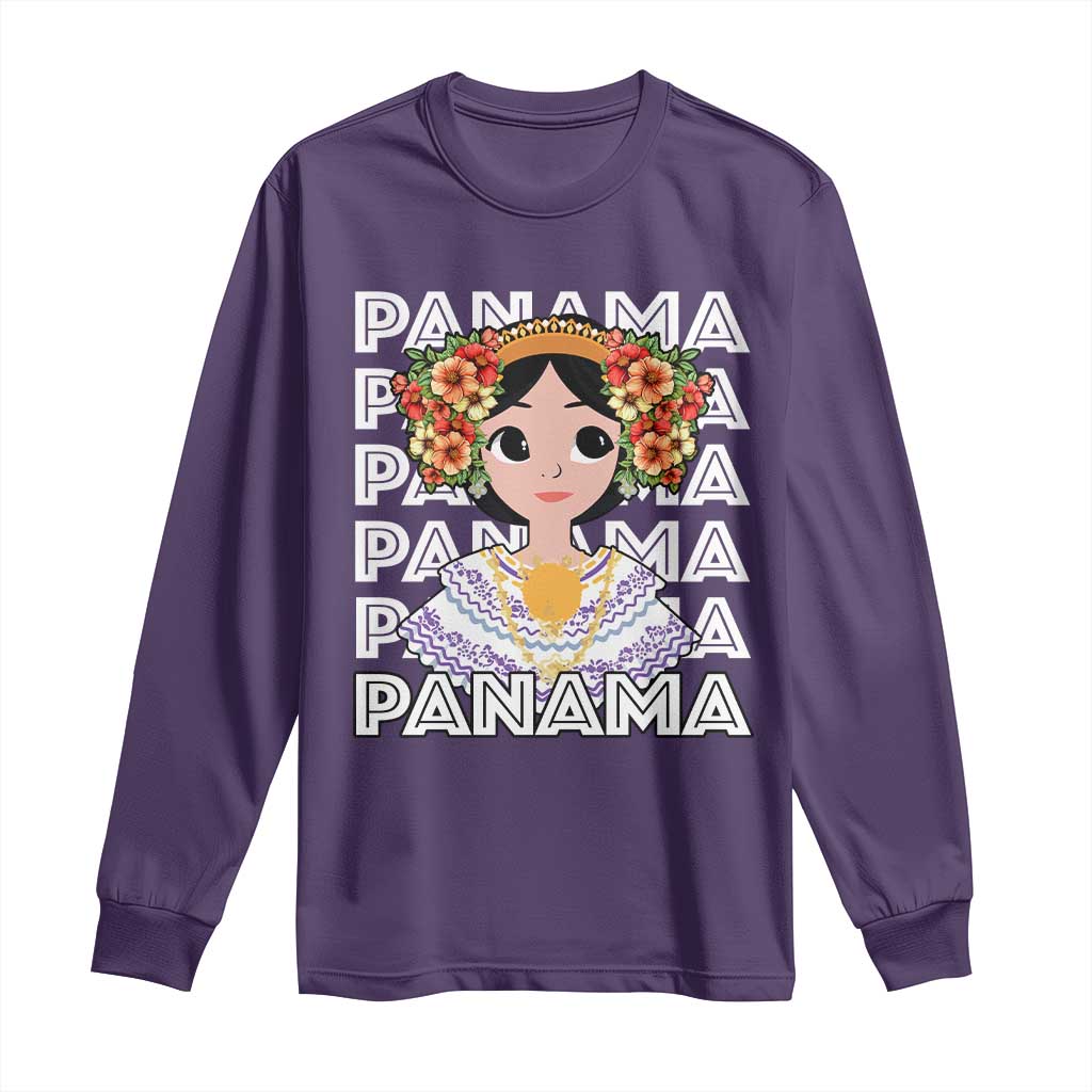 Panamanian Cultural Women Long Sleeve Shirt