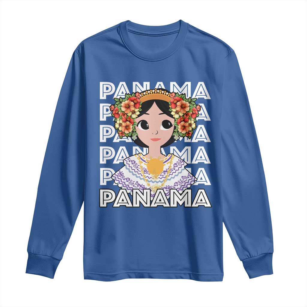 Panamanian Cultural Women Long Sleeve Shirt