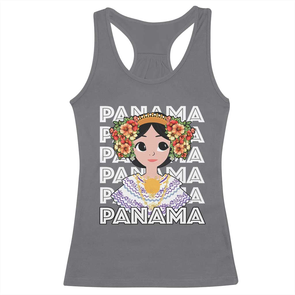 Panamanian Cultural Women Racerback Tank Top