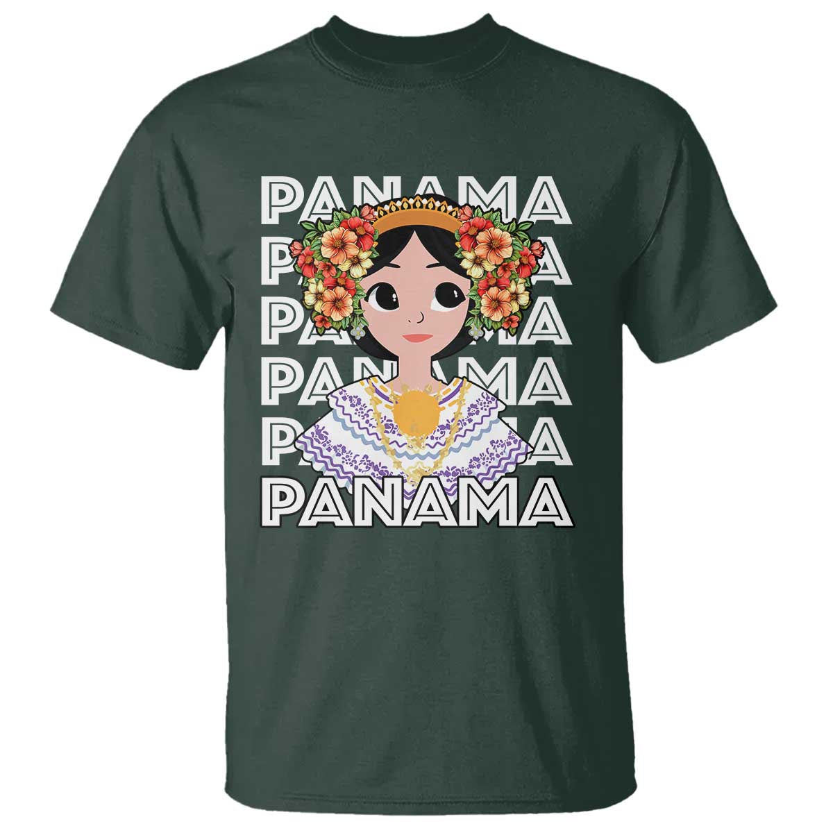 Panamanian Cultural Women T Shirt - Wonder Print Shop