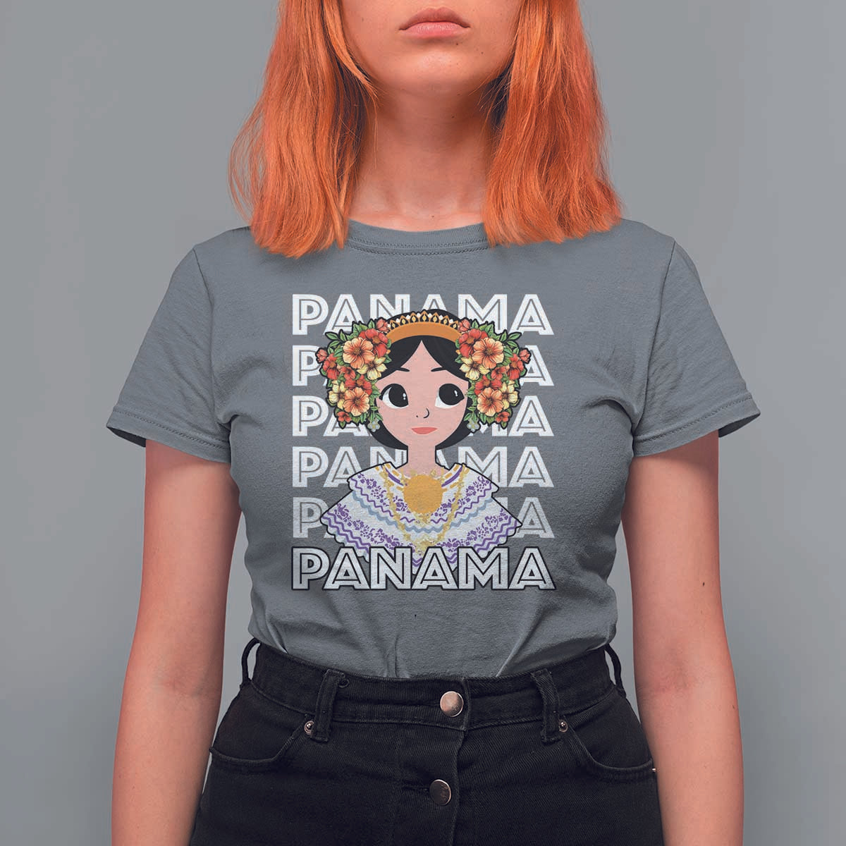 Panamanian Cultural Women T Shirt For Women - Wonder Print Shop