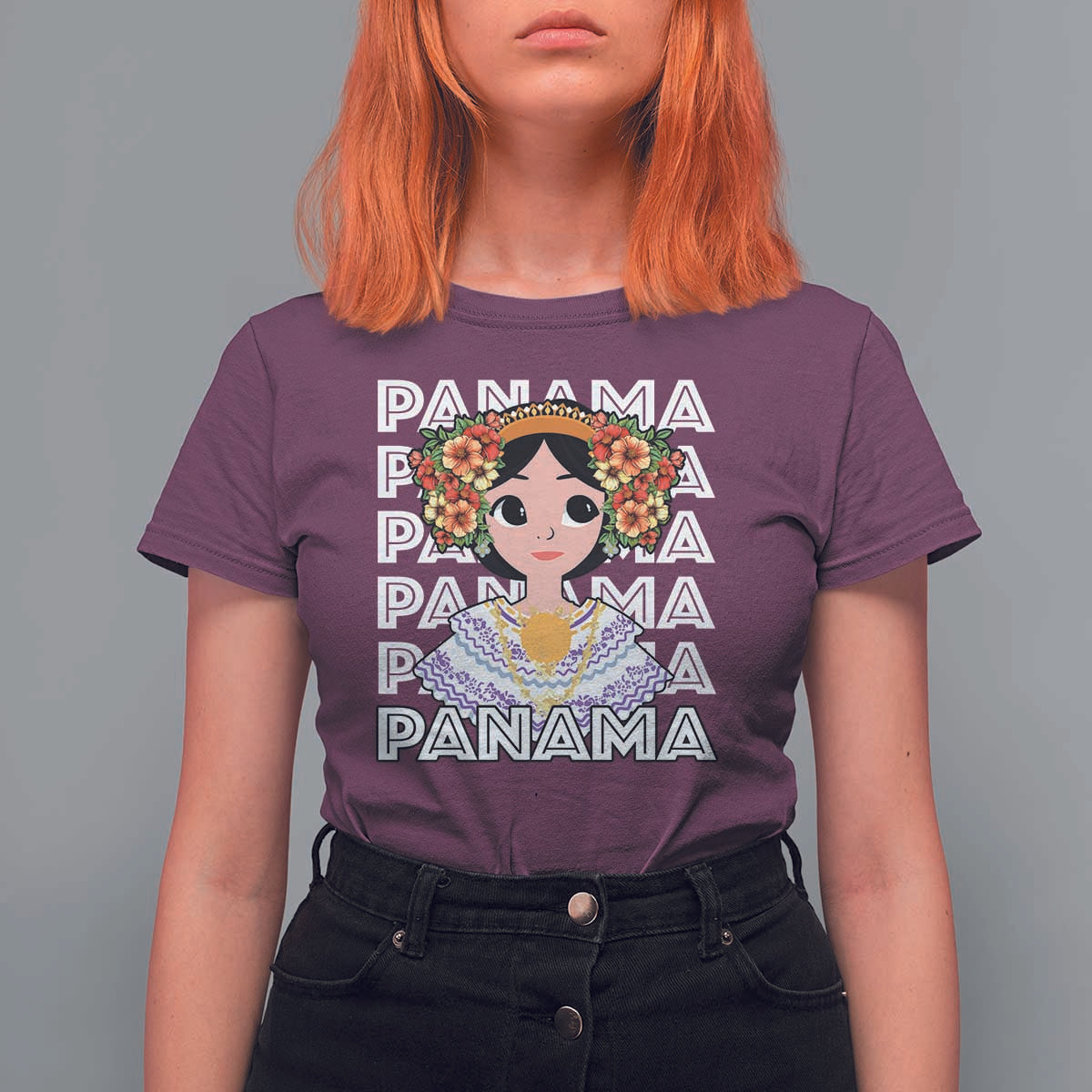 Panamanian Cultural Women T Shirt For Women - Wonder Print Shop