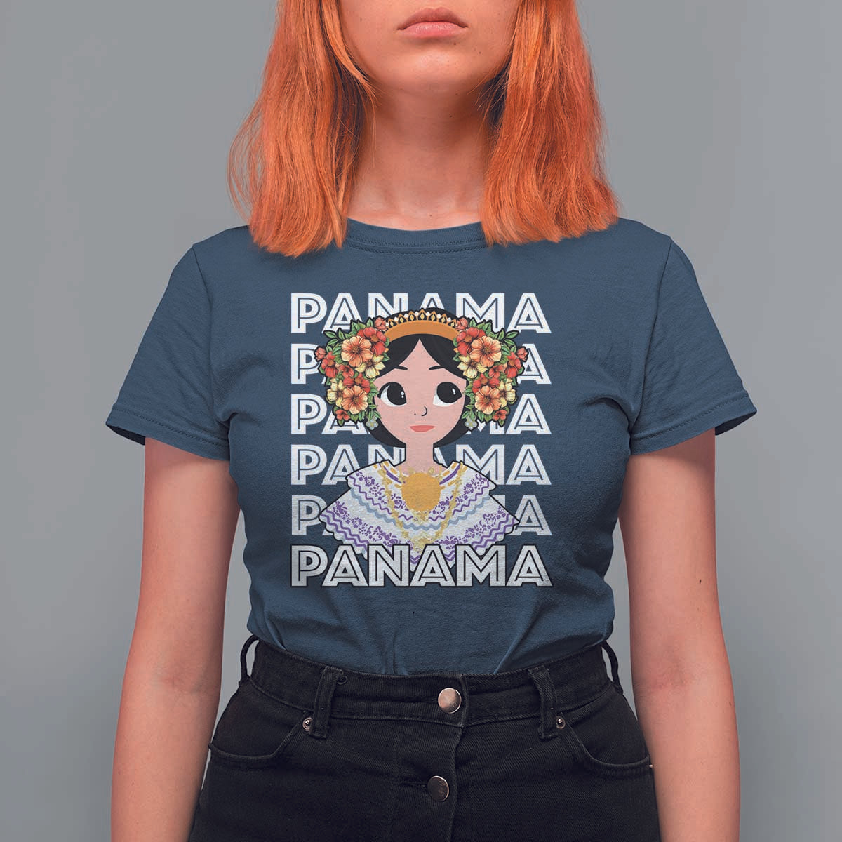 Panamanian Cultural Women T Shirt For Women - Wonder Print Shop