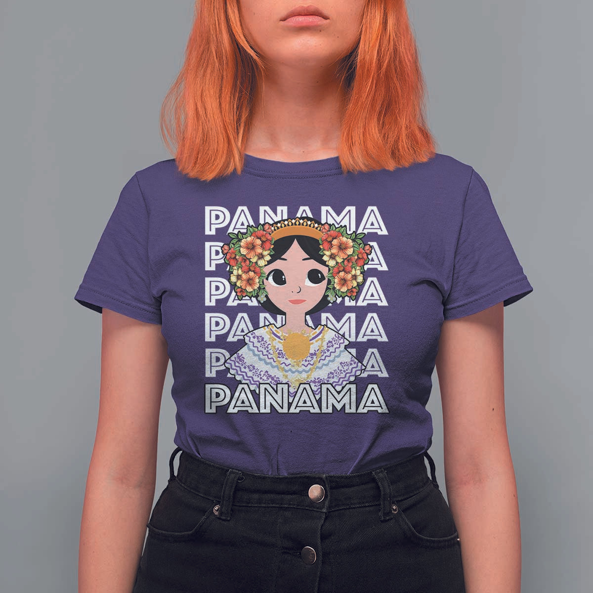 Panamanian Cultural Women T Shirt For Women - Wonder Print Shop
