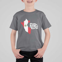 Peruvian Pride T Shirt For Kid Peru Est. 1821
