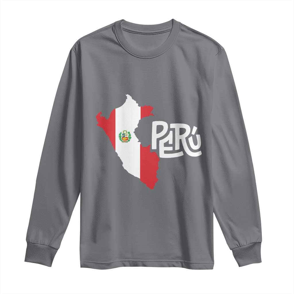 Peruvian Pride Long Sleeve Shirt Peru Est. 1821