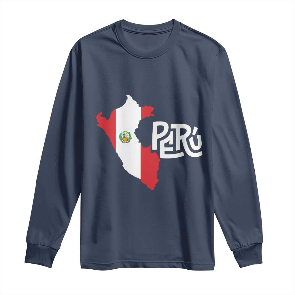 Peruvian Pride Long Sleeve Shirt Peru Est. 1821