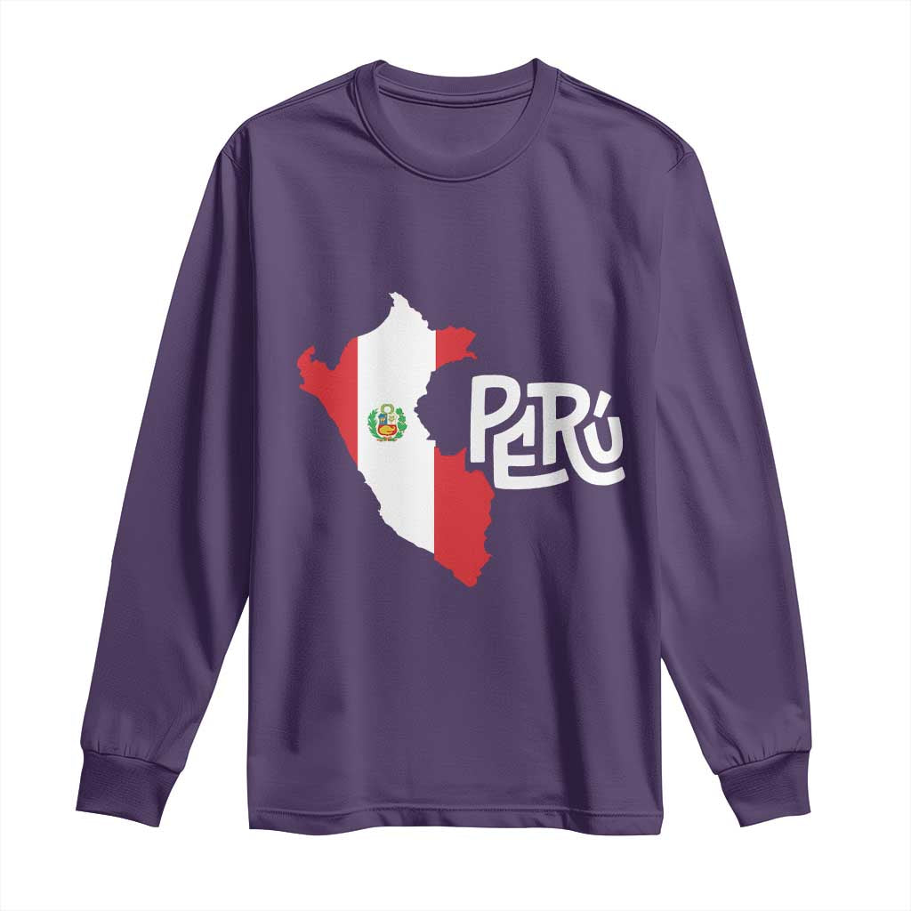Peruvian Pride Long Sleeve Shirt Peru Est. 1821