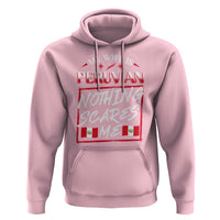 Funny My Wife Is Peruvian Hoodie Nothing Scares Me Peru Flag