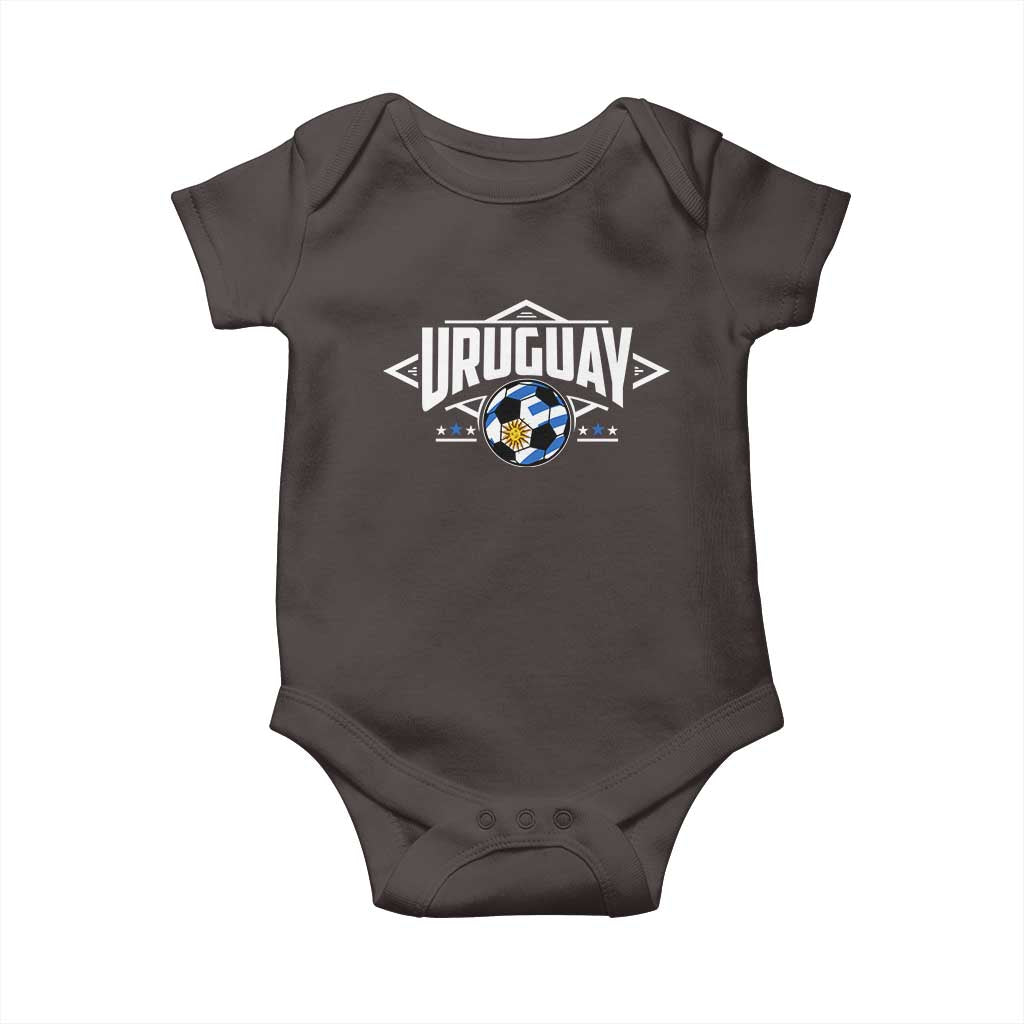 Uruguayan Uruguay Soccer Support Baby Onesie