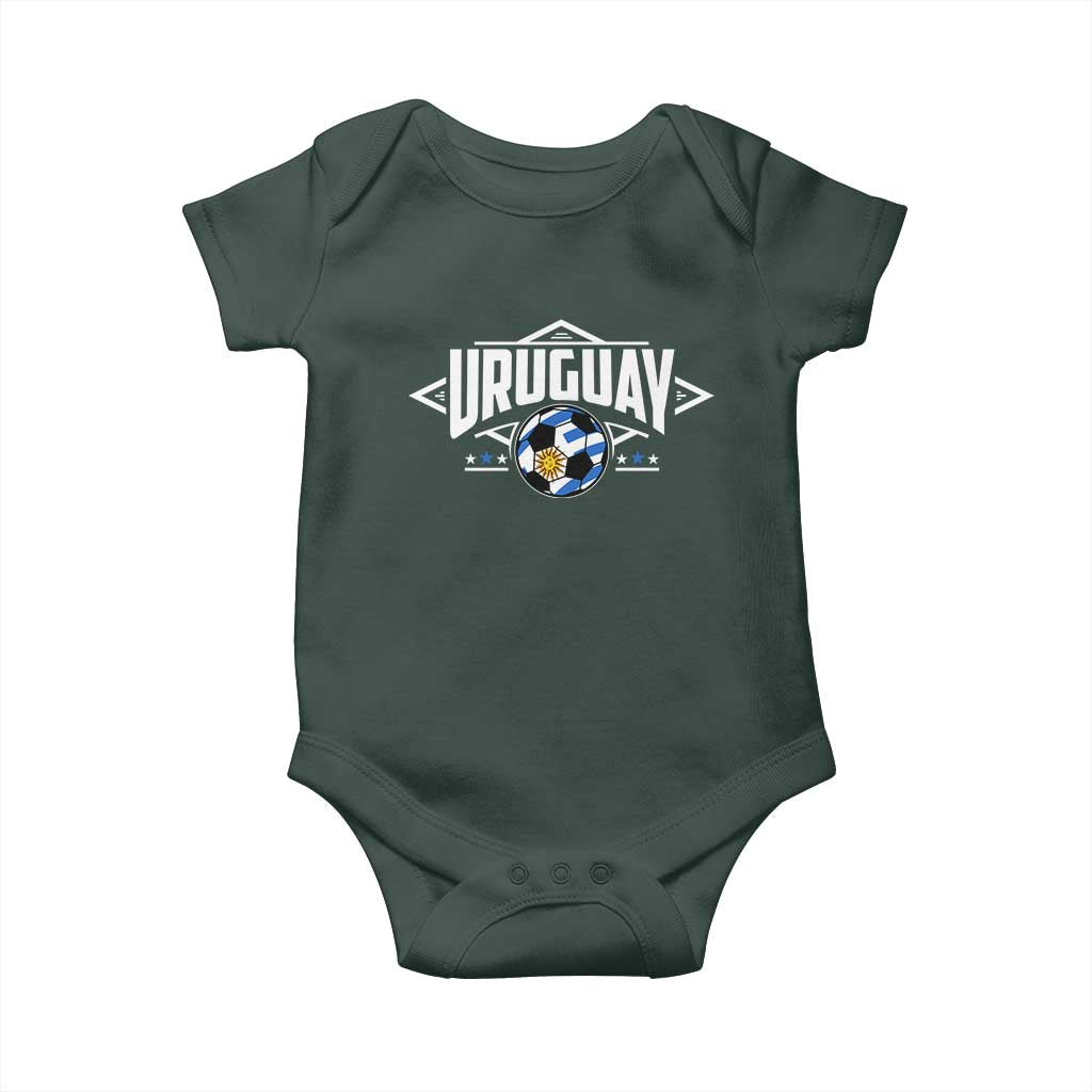 Uruguayan Uruguay Soccer Support Baby Onesie