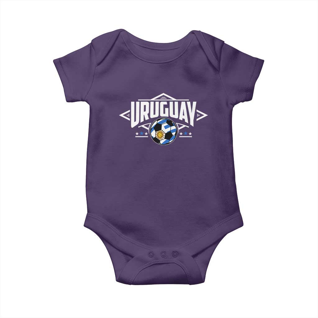 Uruguayan Uruguay Soccer Support Baby Onesie
