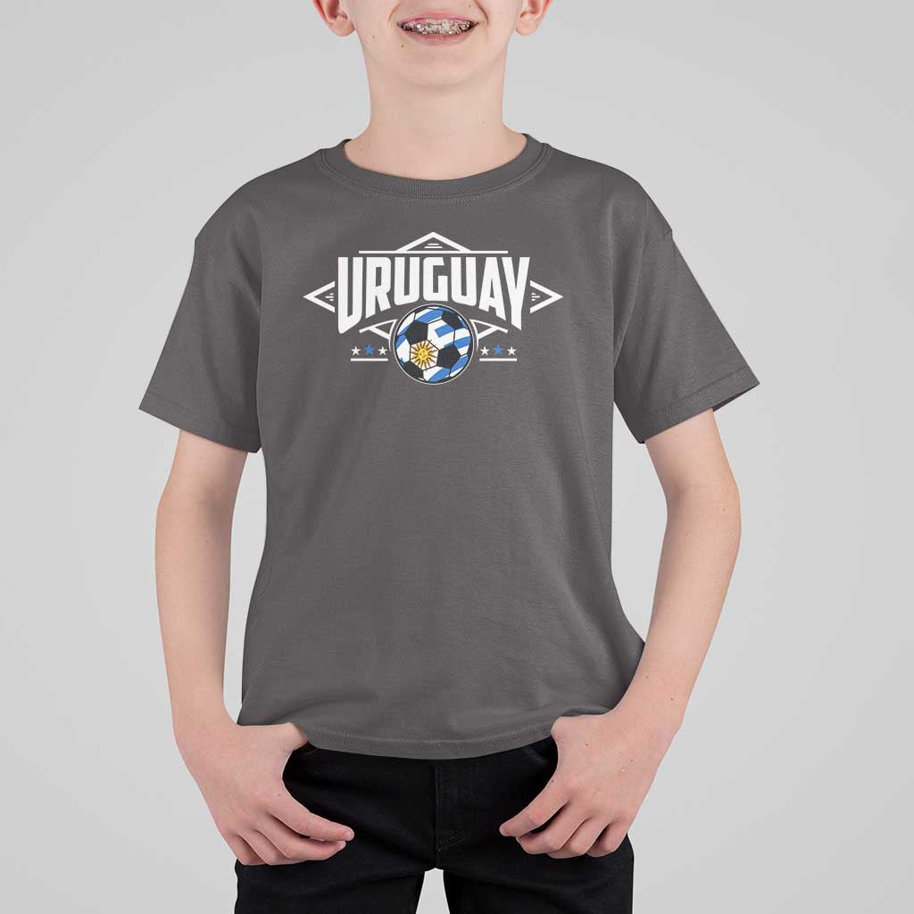 Uruguayan Uruguay Soccer Support T Shirt For Kid