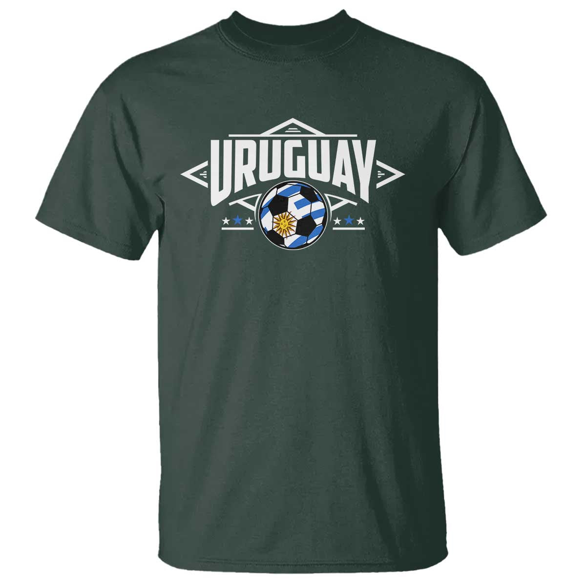 Uruguayan Uruguay Soccer Support T Shirt - Wonder Print Shop