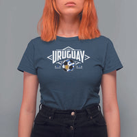 Uruguayan Uruguay Soccer Support T Shirt For Women - Wonder Print Shop