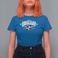 Uruguayan Uruguay Soccer Support T Shirt For Women - Wonder Print Shop