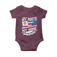 Uruguayan American Baby Onesie My Roots My Home Proud