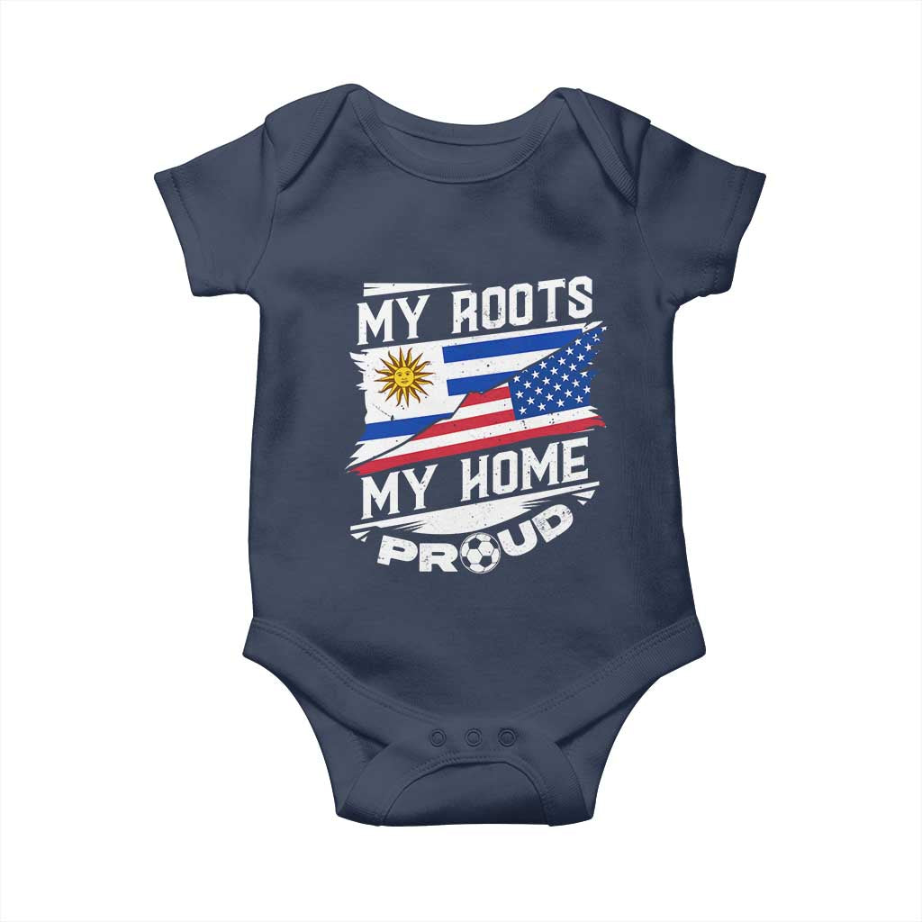 Uruguayan American Baby Onesie My Roots My Home Proud