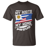 Uruguayan American T Shirt My Roots My Home Proud - Wonder Print Shop