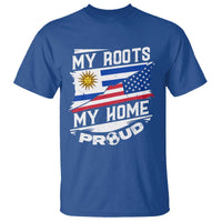 Uruguayan American T Shirt My Roots My Home Proud - Wonder Print Shop