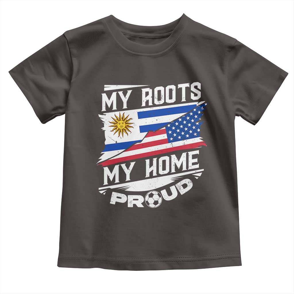 Uruguayan American Toddler T Shirt My Roots My Home Proud