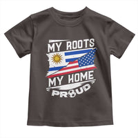 Uruguayan American Toddler T Shirt My Roots My Home Proud