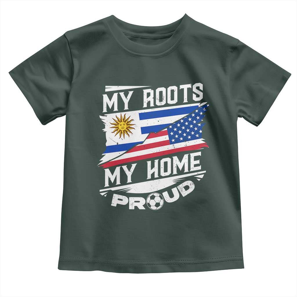 Uruguayan American Toddler T Shirt My Roots My Home Proud