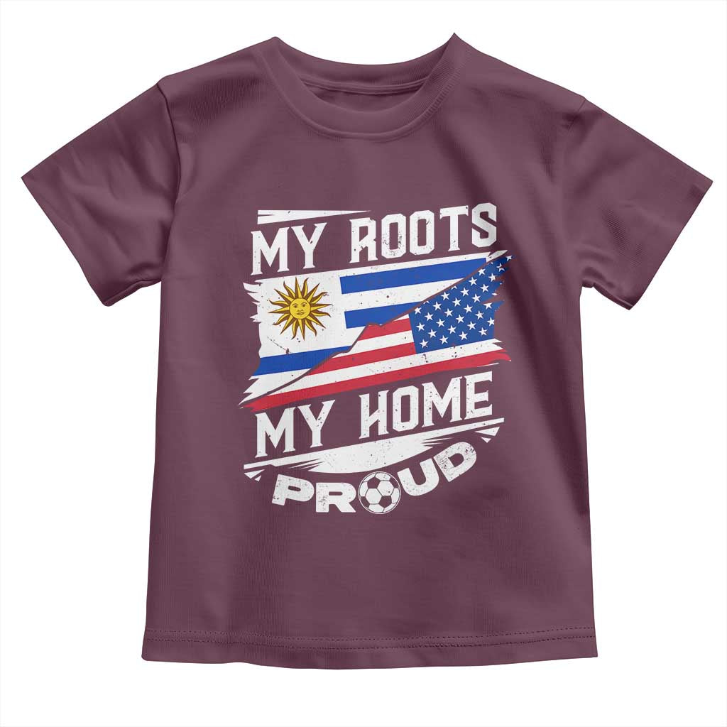 Uruguayan American Toddler T Shirt My Roots My Home Proud