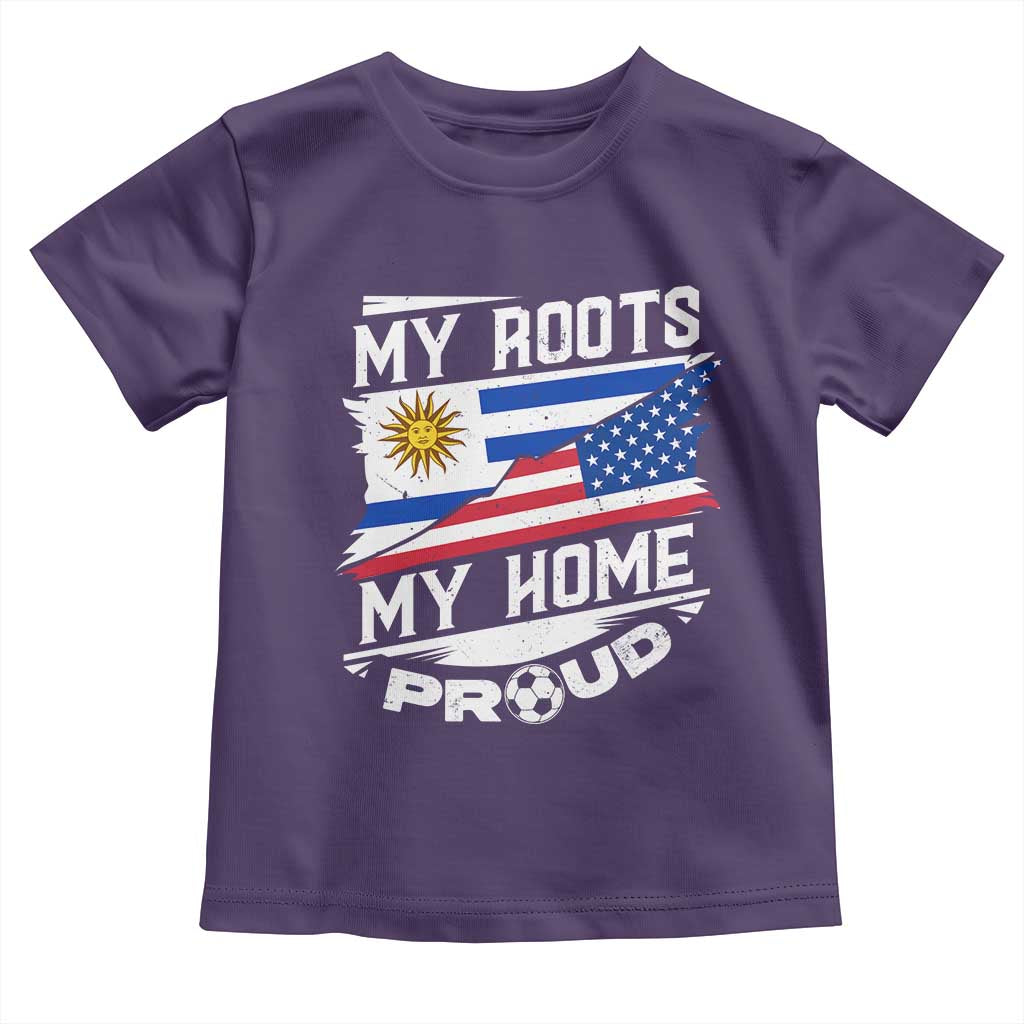 Uruguayan American Toddler T Shirt My Roots My Home Proud
