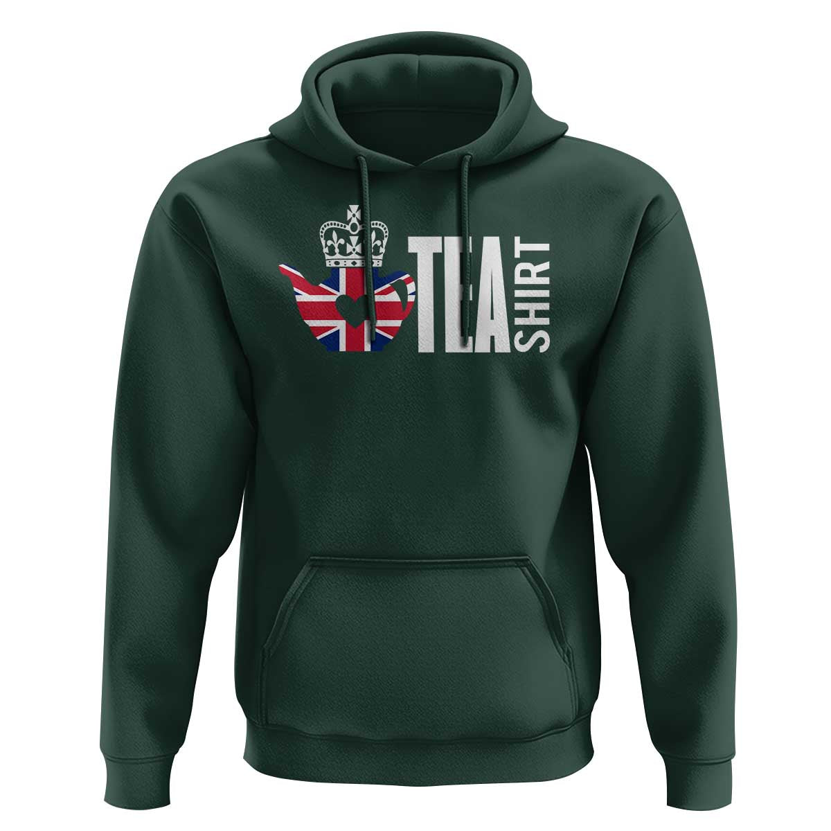Funny English Tea UK Flag Hoodie