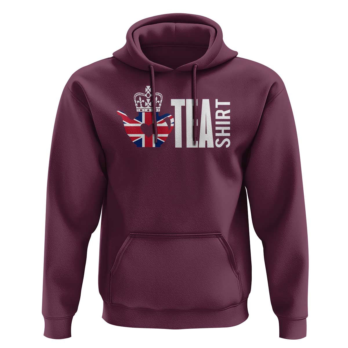 Funny English Tea UK Flag Hoodie