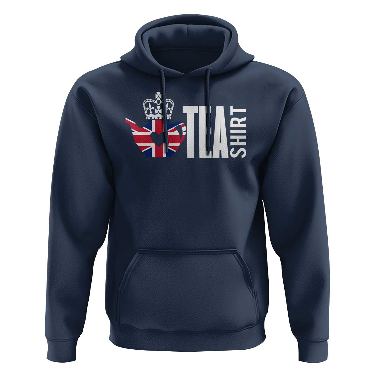 Funny English Tea UK Flag Hoodie