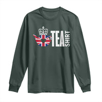 Funny English Tea UK Flag Long Sleeve Shirt