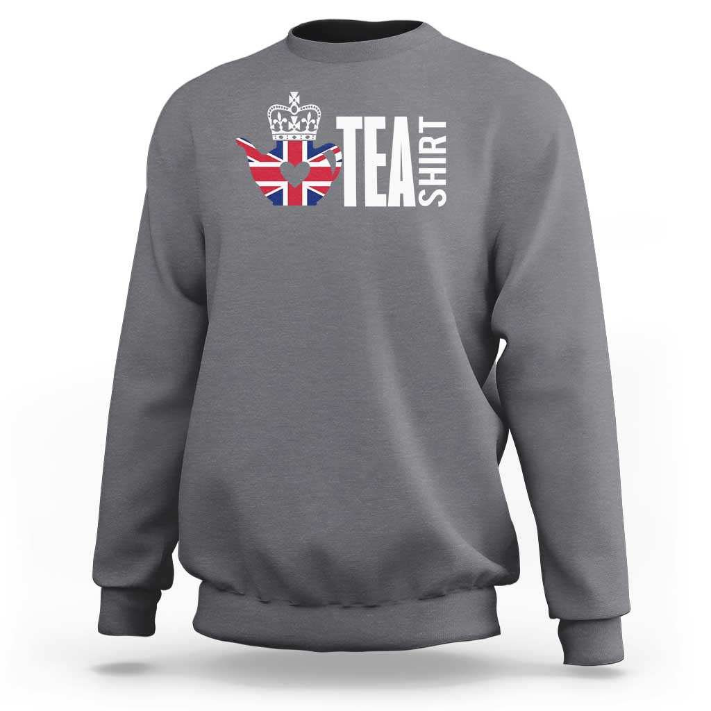 Funny English Tea UK Flag Sweatshirt