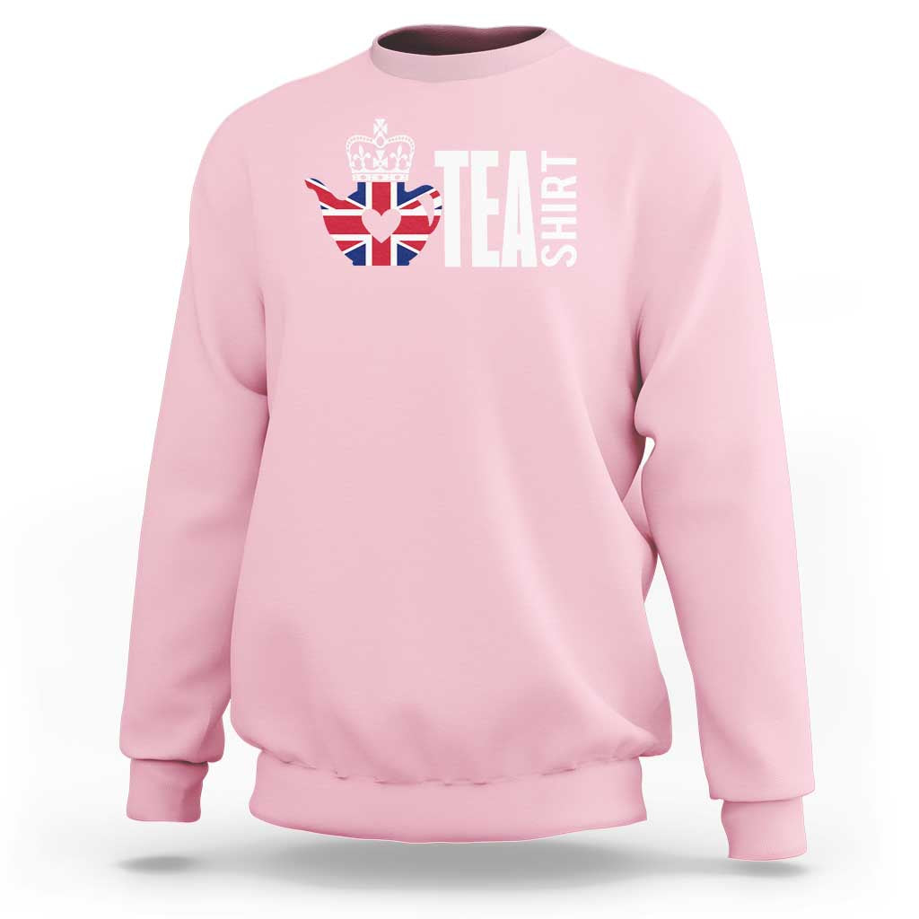 Funny English Tea UK Flag Sweatshirt