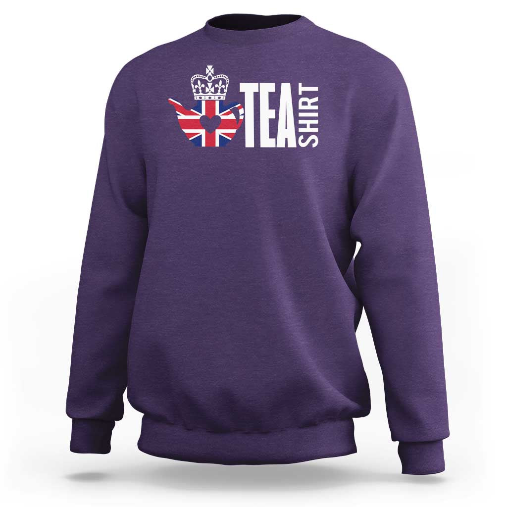 Funny English Tea UK Flag Sweatshirt