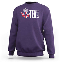 Funny English Tea UK Flag Sweatshirt