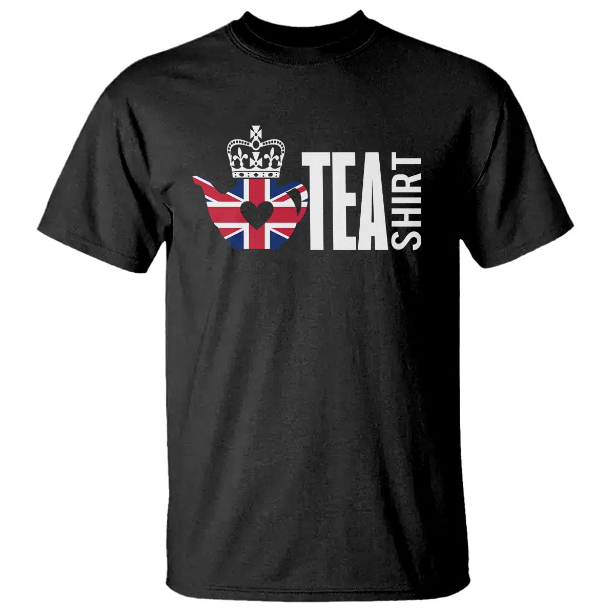 Funny English Tea UK Flag T Shirt - Wonder Print Shop
