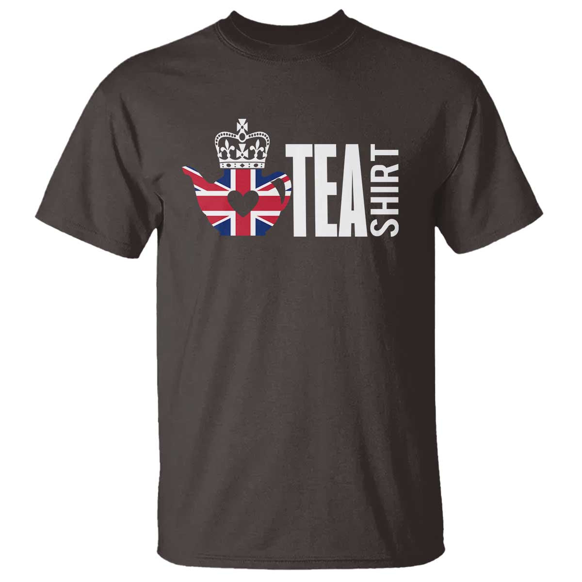 Funny English Tea UK Flag T Shirt - Wonder Print Shop