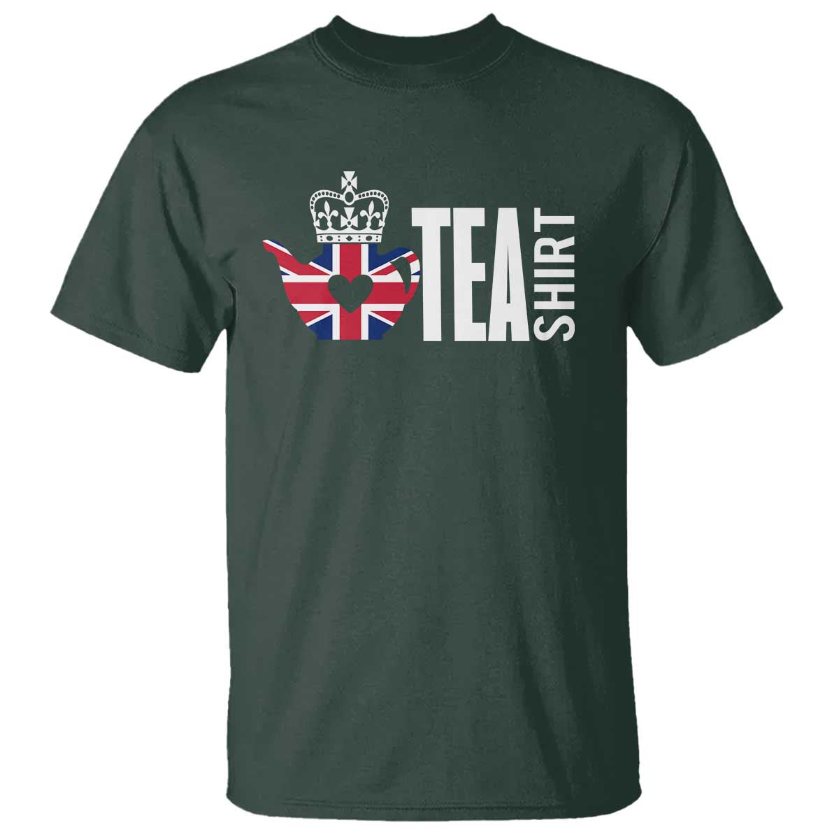 Funny English Tea UK Flag T Shirt - Wonder Print Shop