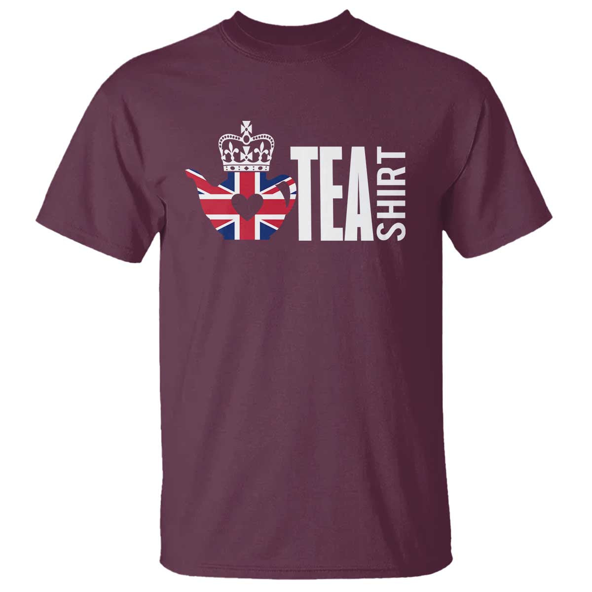 Funny English Tea UK Flag T Shirt - Wonder Print Shop