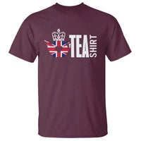Funny English Tea UK Flag T Shirt - Wonder Print Shop