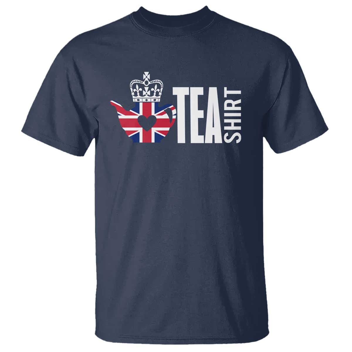 Funny English Tea UK Flag T Shirt - Wonder Print Shop