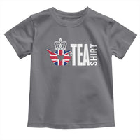 Funny English Tea UK Flag Toddler T Shirt