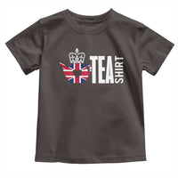 Funny English Tea UK Flag Toddler T Shirt