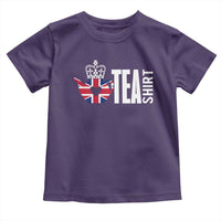 Funny English Tea UK Flag Toddler T Shirt